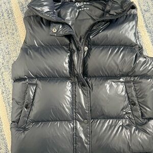 Navy Blue Quince Down Vest Med EUC